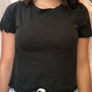 Black Crop Top form Hollister.